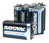 Maximum Plus Alkaline Batteries in Reclosable Storage Pack, 9 Volt, 4/Pack RAYA16044RVP