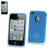 New Fashionable Perfect Fit Polymer Protector 05 Skin Cover Case IPHONE 4G for Apple iPhone 4 16GB 32GB AT&T - NAVY