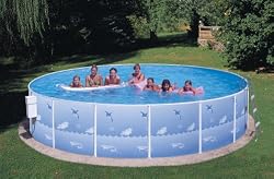 Swim'n Play Splasher 12ft Round 36"H Galv. Steel Complete Above Ground Pool Package