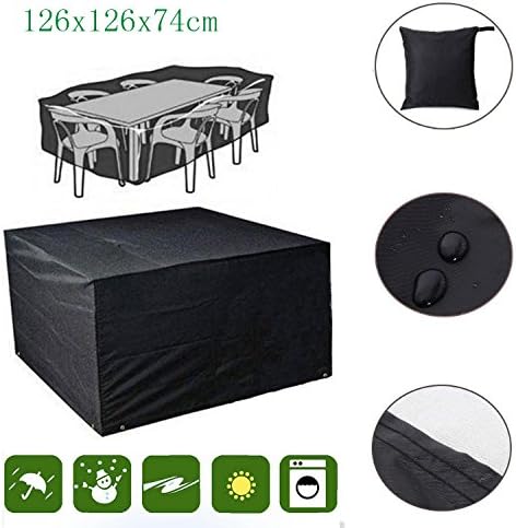 Lindada Waterproof Outdoor furniture rain cover garden Cases Shelter tables chairs