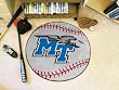 Middle Tennessee State Red Raiders 29" Round Baseball Floor Mat (Rug)
