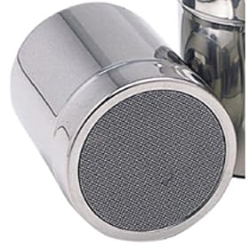 Kitchen Craft Stainless Steel Shaker & Lid Fine Mesh- gift boxed
