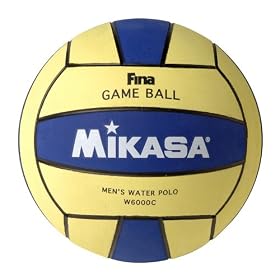 Mikasa FINA Water Polo Game Ball (Mens, Blue Yellow) by 