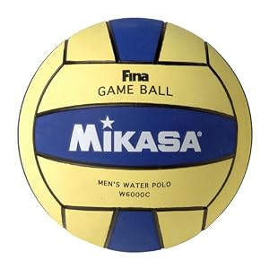 Click here to buy Mikasa FINA Water Polo Game Ball (Mens, Blue Yellow).