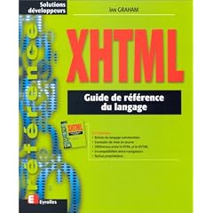 XHTML Guide de r�f�rence du langage