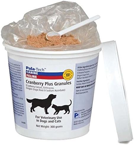 PalaTech Cranberry Plus Granules for Dogs - Supports Cat & Dog UTI Treatment - Helps Cat Urinary Tract Infection Treatment - Natural Cranberry Supplement for Dogs - 300g