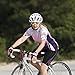 Santic Women's Full-Zip Short Sleeve Cycling Jersey Purple