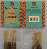 Sage - Native Scents - 10 Sticks Natural Herb Incense