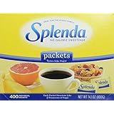 Splenda No Calorie Sweetener, 400 Count Packets, 14.1 Ounce