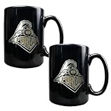 Purdue Boilermakers 2pc Black Ceramic Mug Set NCAA College Athletics