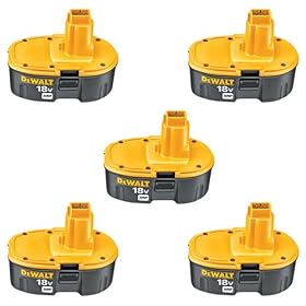 DeWalt DC9096-5 18V XRP Battery - 5 Pack - NEW by DeWalt