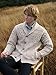 100% Irish Merino Wool Mens Aran Shawl Collar Sweater by West End Knitwear