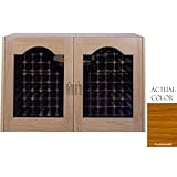 IMAGE OF Vinotemp Vino-296prov-fw 224 Bottle Provincial Series Wine Cellar - Glass Doors / Fruitwood Cabinet