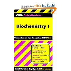 Biochemistry I: Bk. 1 (Cliffs Quick Review)
