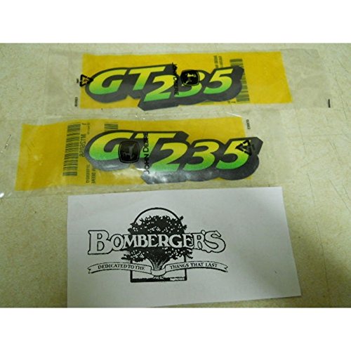 John Deere GT235 hood decal set for GT 235 tractor M126056