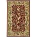 Safavieh Chelsea Collection HK140C Hand-Hooked Red and Ivory Wool Area Runner, 2-Feet 6-Inch by 12-Feet