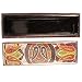 Dark Grey Paper Mache Pencil Box With Multicolored Mughal Design
