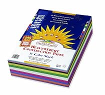 SunWorks Construction Paper Smart-Stack Asst, 9 inches x12 inches, 11 Colors, 300 Sheets (6525)