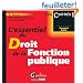 L'essentiel du droit de la fonction publique