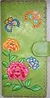 Spring Garden Wallet Flowers & Butterflies Green