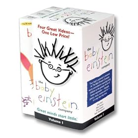 Baby Einstein Gift Pack Volume 1 (Baby Bach/Baby Newton/Language Nursery/Baby Shakespeare) [VHS]