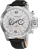 Akribos XXIV Mens AKR469WT Conqueror Multifunction Stainless Steel Swiss Quartz Strap Watch