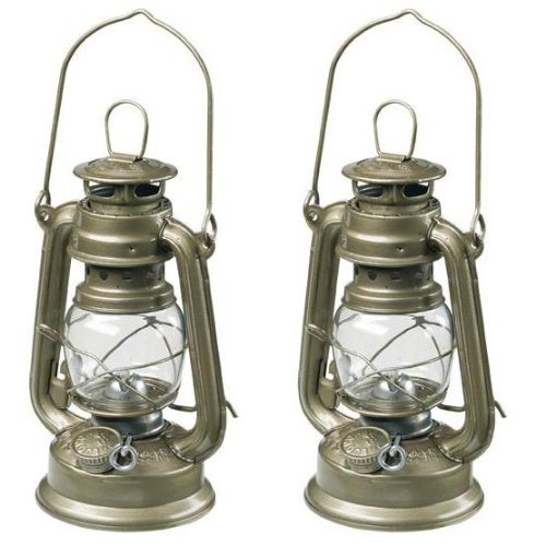 2x OUTWELL HURRICANE LANTERNS 28CM PARAFFIN FISHING NEW
