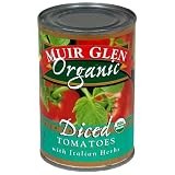 Muir Glen Diced Tomatoes, With Italian Herbs, 14.5-Ounce Cans (Pack of 12)