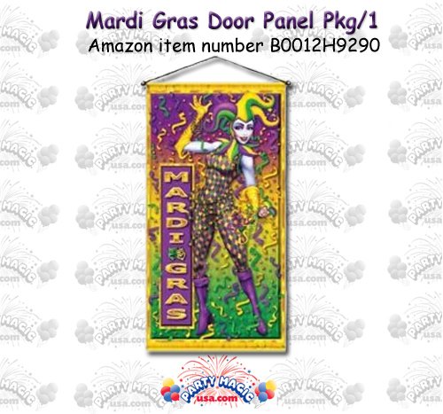 Mardi Gras Door Panel