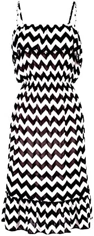 G2 Chic Women's Black & White Printed Midi Dress(DRS-CAS,2BKWHA3-L)