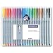 Staedtler Triplus Fineliner 334 SB20 Desktop Box - 20 Assorted Colours