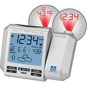 The Weather Channel WT-5432TWC Projection Alarm Clock with Forecast by La Crosse Technology
