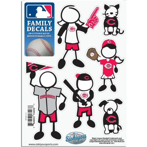 MLB Cincinnati Reds Small Family Decal Set