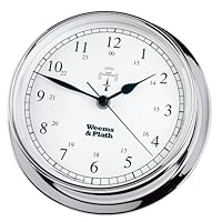Weems and Plath Endurance Collection 145 Radio Controlled Clock (Chrome)