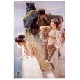 Coign Of Vantage by Sir Lawrence Alma-Tadema. Art Print Poster 38 inches width by 56 inches height. Highest Quality Art Poster Print