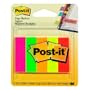 Post-it Page Markers, 1/2-inch x 1-3/4 Inches, Assorted Bright Colors, 250 per Pack (670-5AF)