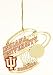 Baldwin Indiana University Basketball 3-inch Sports Ornament