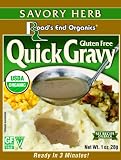 Road's End Organics Gluten Free Savory Herb Gravy, Mix, Organic, 1-Ounce Pouches (Pack of 12)