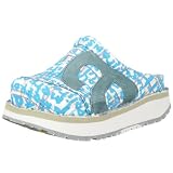 ART BIO 009, Damen Clogs & Pantoletten, blau, (FANTASY GRAFFITI JEANS), EU 40, (US 9), (UK 7)