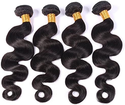 Brazilian Body Wave Hair 3 Bundles 22 24 26inch 100% Unprocessed 7A Virgin Human Hair Weave Extensions Double Weft Natural Color(100+/-5g)/pc