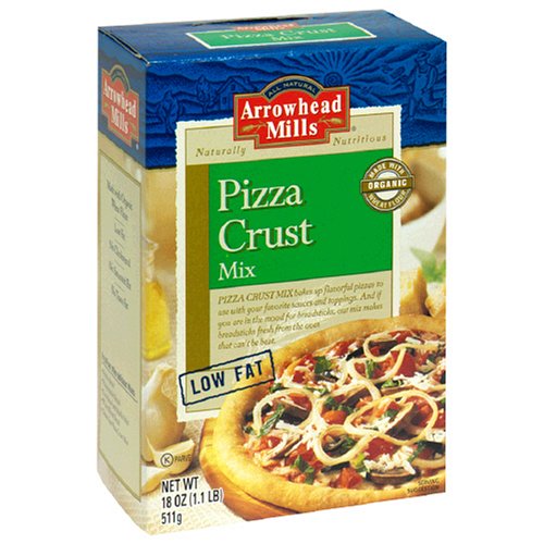 Arrowhead Mills Pizza Crust Mix, 18-Ounce Units (Pack of 6) by Arrowhead Mills