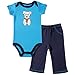 Hudson Baby Boys Bodysuit & Pant - Boy Dog, 9-12 Months