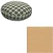 O'Donnell Original Snoozer Round Pillow Dog Bed (Khaki, Small: 25in)