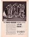 1960 Toro Power Handle Lift-Off Engine Lawn Mower Print Ad (15553)