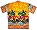 Funky Hawaiian Shirt, Parrot, Yellow, XL
