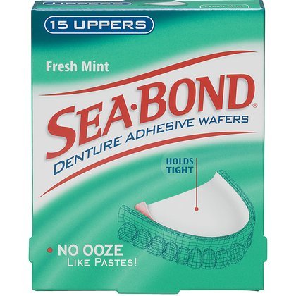 Best Price Sea-Bond Denture Adhesive, Uppers, Fresh Natural Mint 15 ea