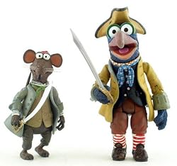 Muppets Exclusive Treasure Island Pirate Rizzo & Cabin Boy Gonzo Action Figur...