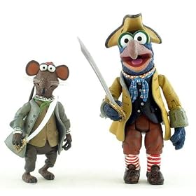 Muppets Exclusive Treasure Island Pirate Rizzo & Cabin Boy Gonzo Action Figure Boxed Set