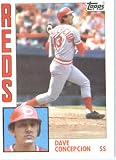 1984 Topps # 55 Dave Concepcion Cincinnati Reds Baseball Card
