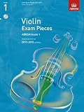 Violin Exam Pieces 2012-2015, ABRSM Grade 1, Score, Part & CD: Selected from the 2012-2015 Syllabus